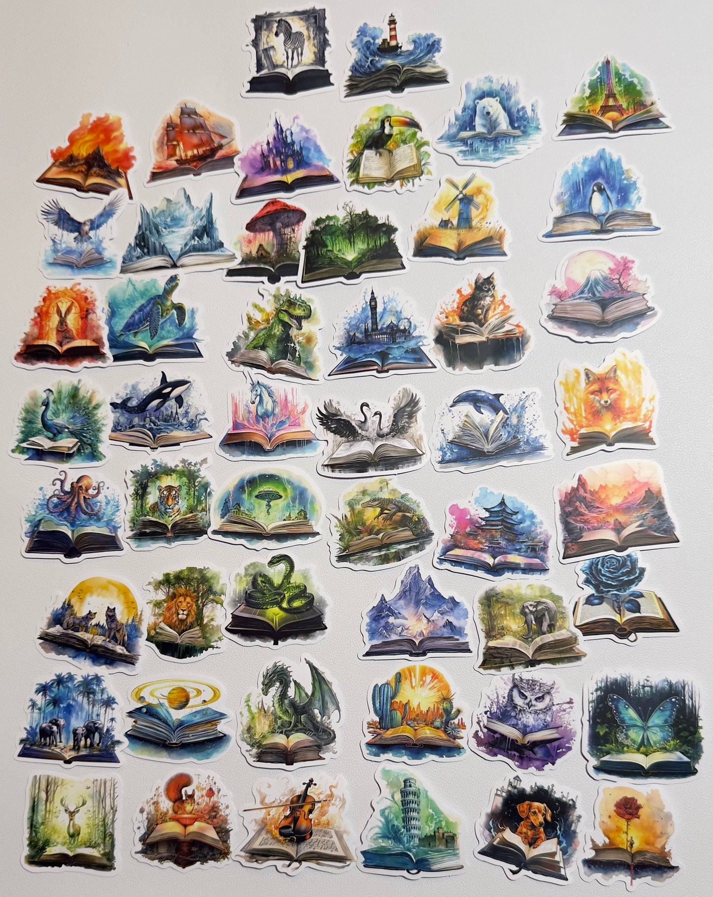 50pcs Magic Book Stickers