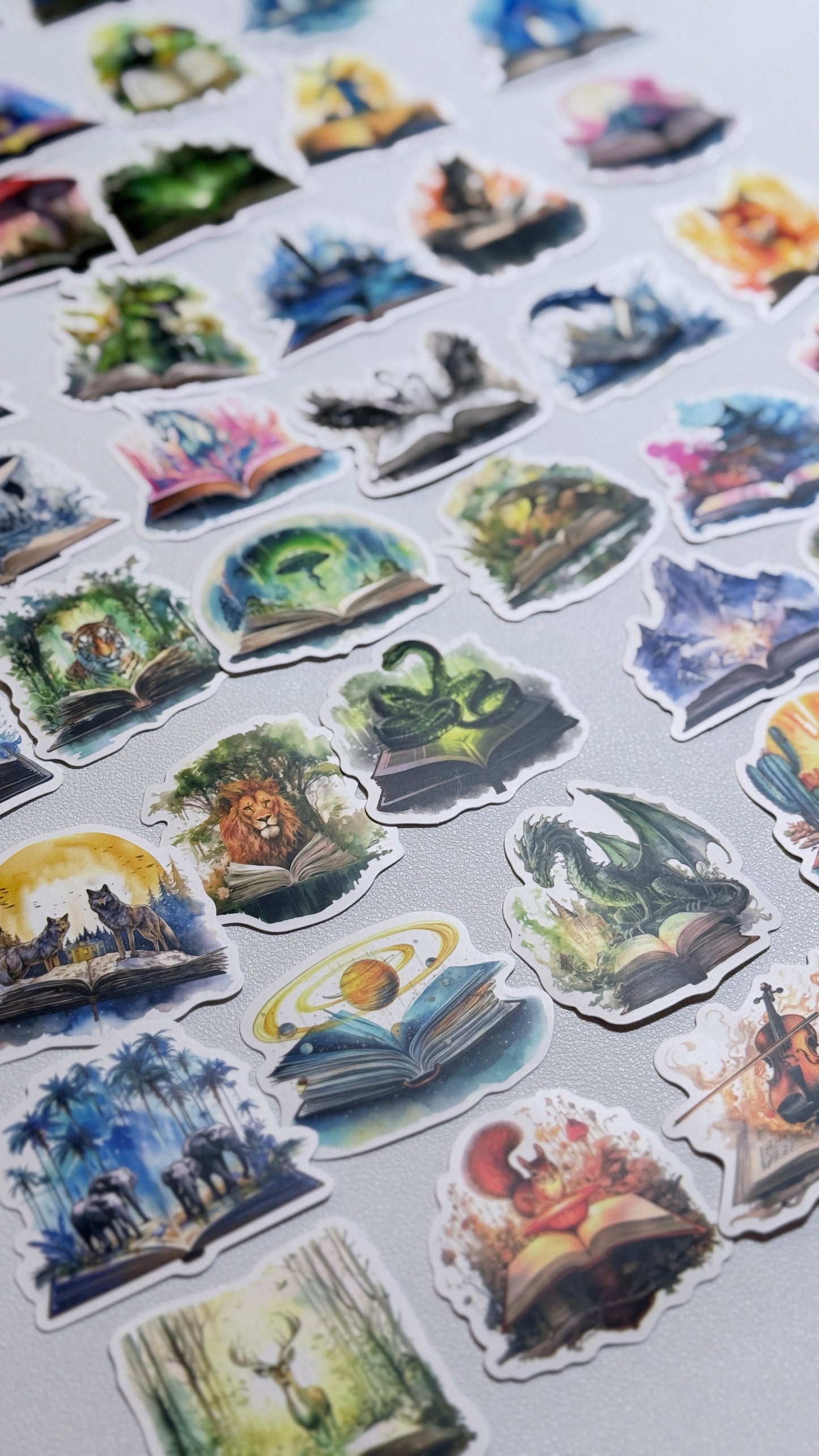 50pcs Magic Book Stickers