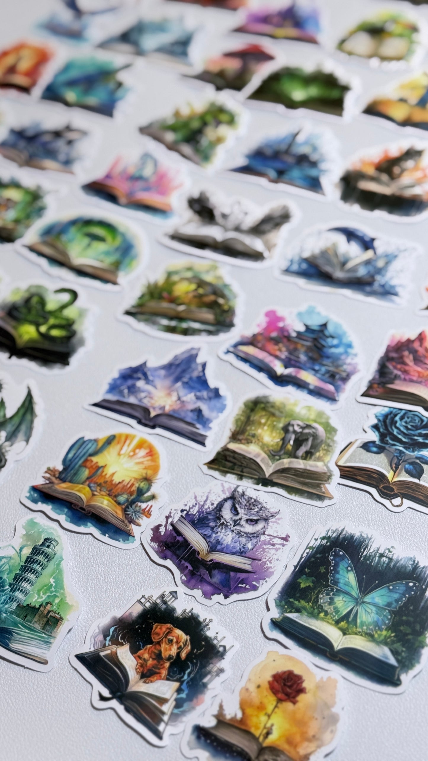 50pcs Magic Book Stickers