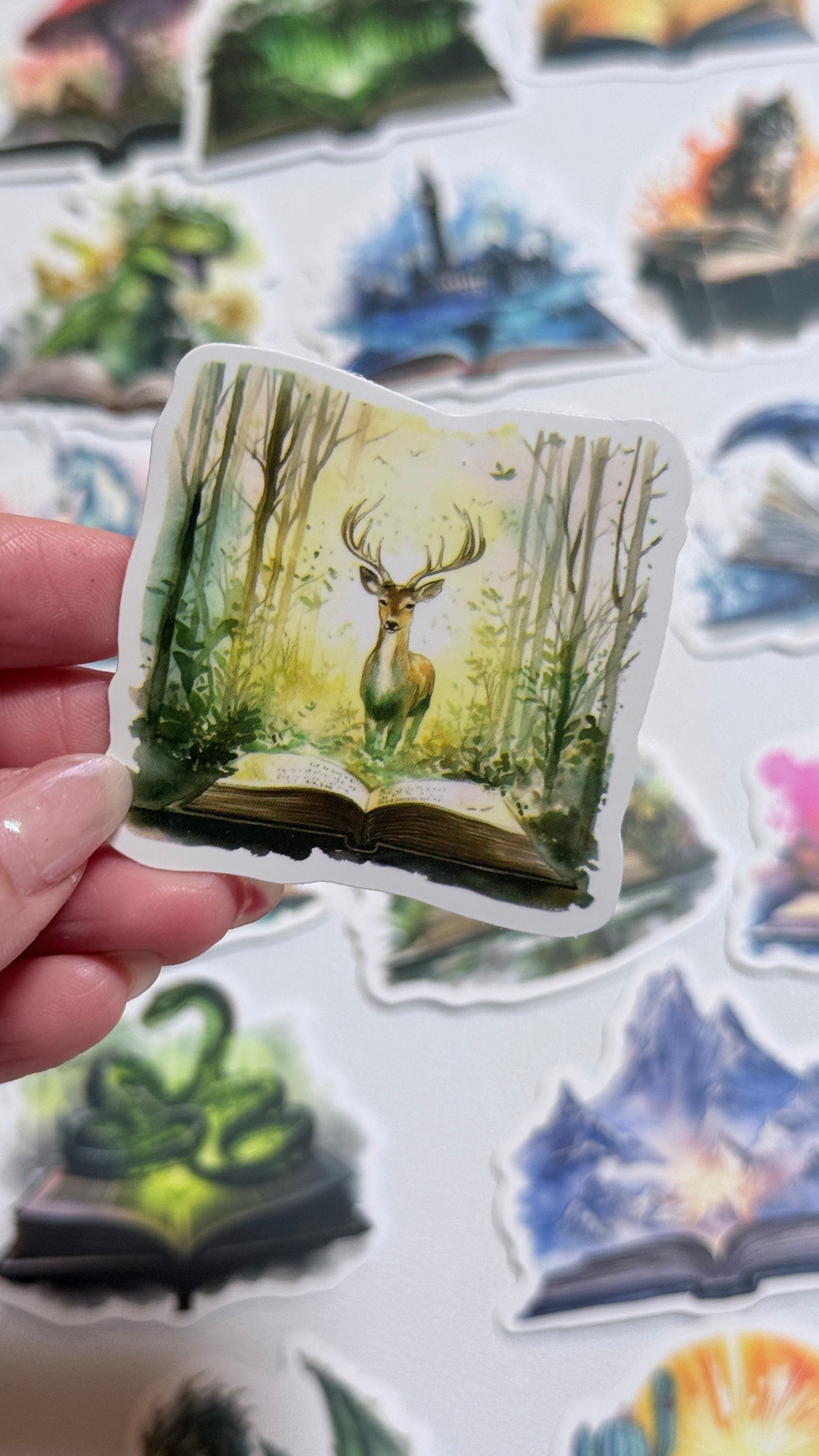 50pcs Magic Book Stickers