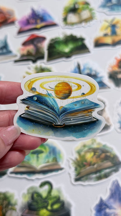 50pcs Magic Book Stickers