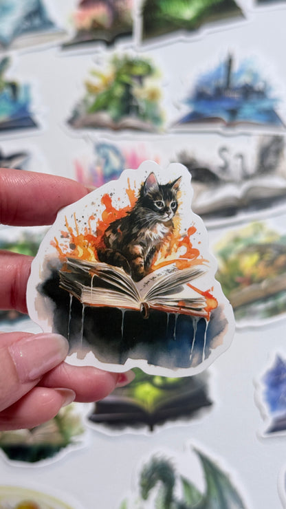 50pcs Magic Book Stickers