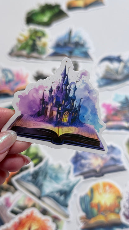 50pcs Magic Book Stickers